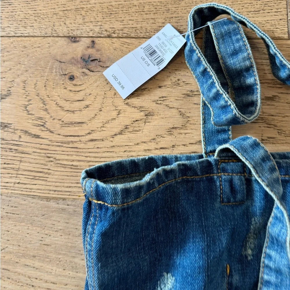 American Eagle‎ Blue Denim Tote Bag NWT (3793)
